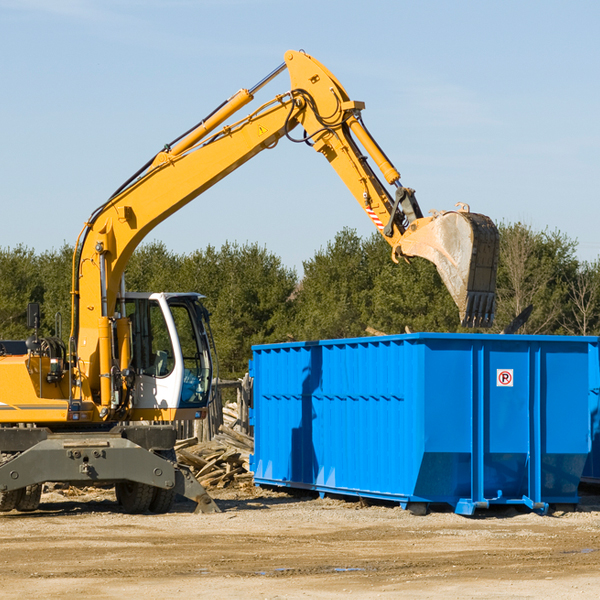 are there any restrictions on where a residential dumpster can be placed in Whitewater Kansas